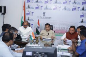 सीएम धामी ने किया राज्य के सड़क नेटवर्क को सशक्त बनाने के लिए केन्द्रीय मंत्री की अध्यक्षता में आयोजित बैठक में प्रतिभाग