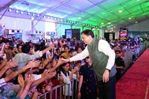मुख्यमंत्री ने रेंजर्स ग्राउंड, देहरादून में आयोजित “युवा संकल्प दिवस” कार्यक्रम में प्रतिभाग किया